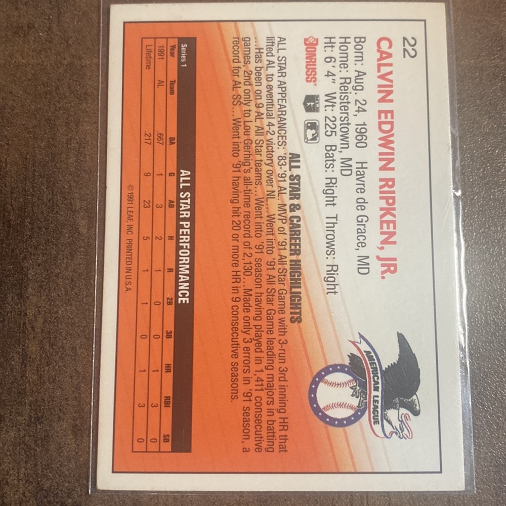 Cal Ripken Jr - Picture 2 of 2